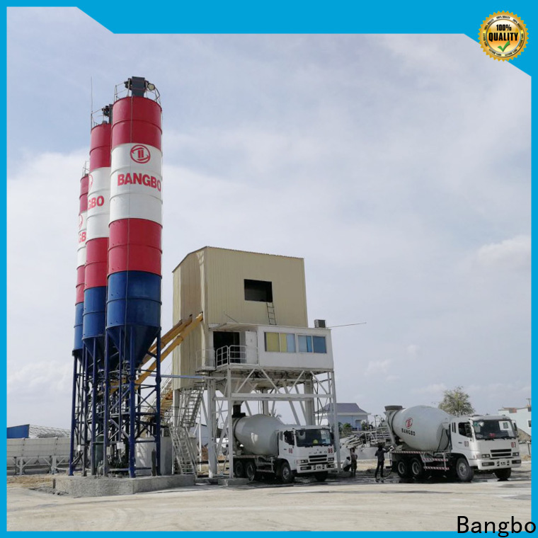 Bangbo cement concrete plant company for blending concrete ingredients