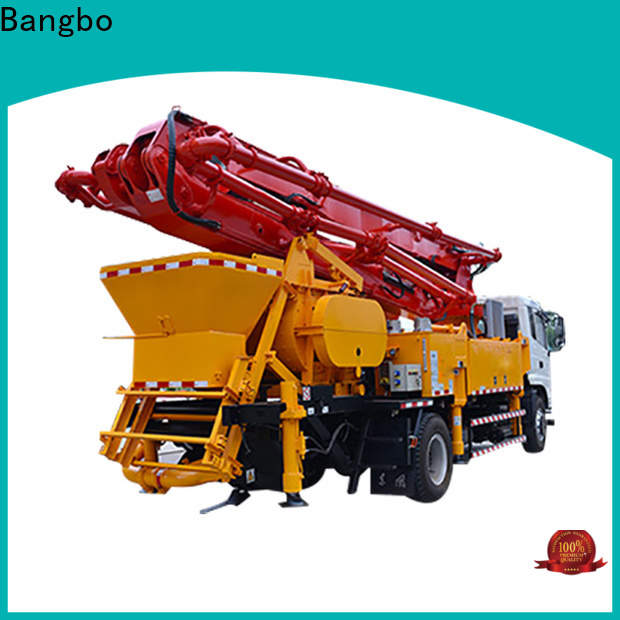 Professional concrete pump with mixer supplier for construction industry