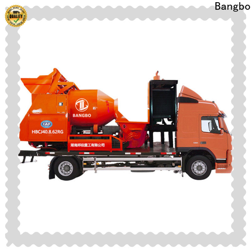 Bangbo Durable concrete line pump for sale company for railway project
