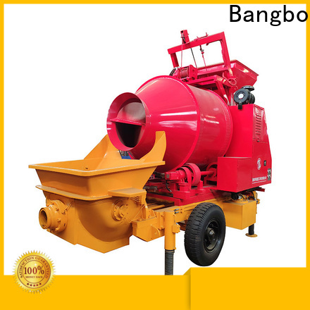 Bangbo High performance cement mixer with pump supplier for construction industry