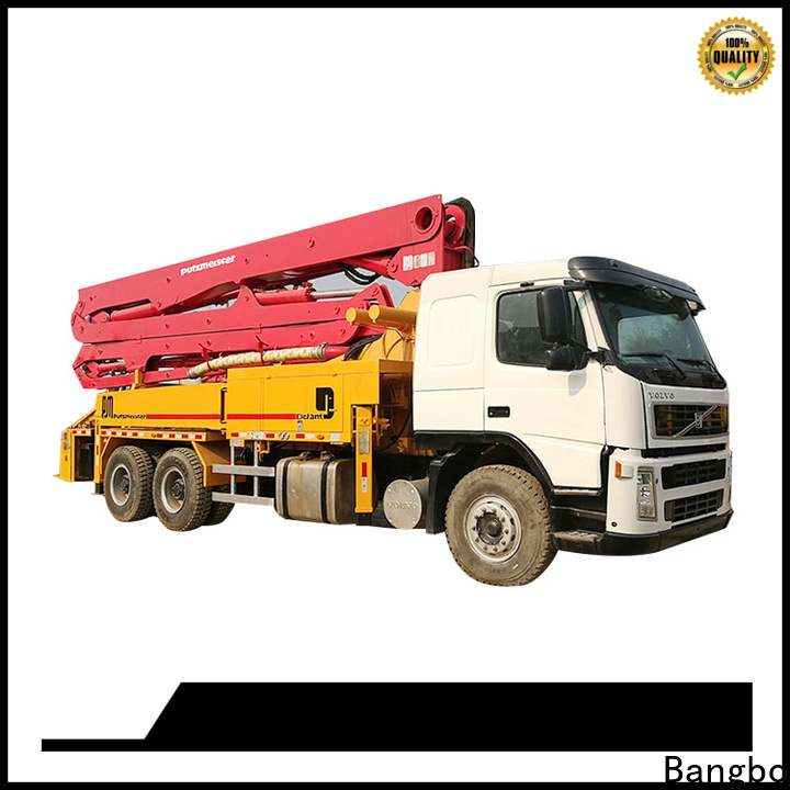 Bangbo concrete pump truck manufacturer for construction project