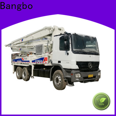 Bangbo Great used mobile concrete truck manufacturer for construction project