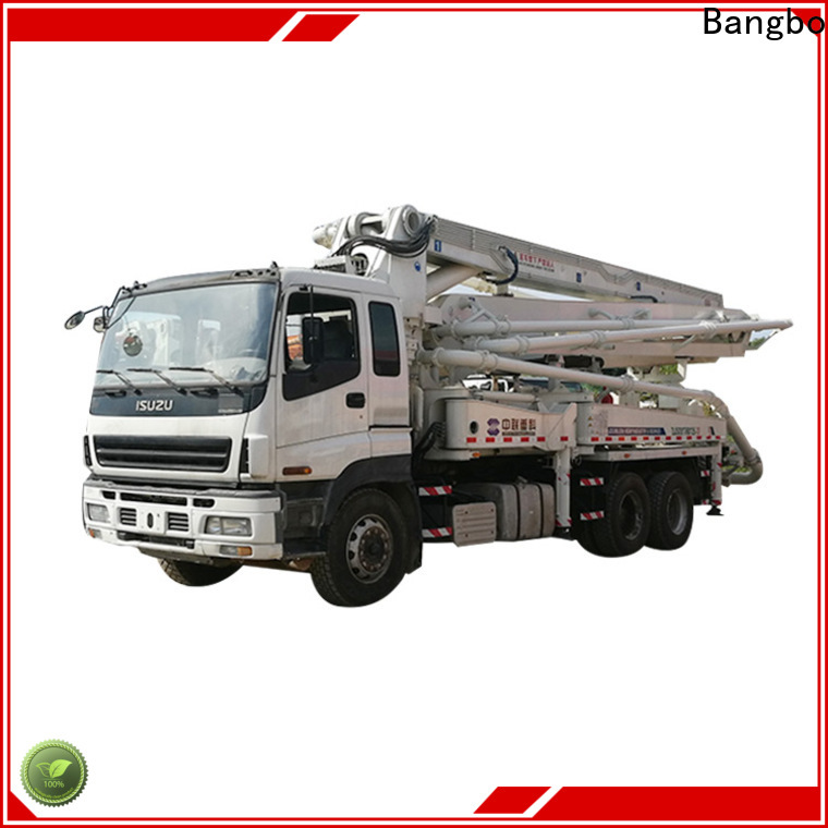 Bangbo used pump truck manufacturer for construction project
