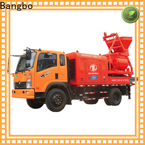 Bangbo Professional concrete pump truck for sale company for railway project