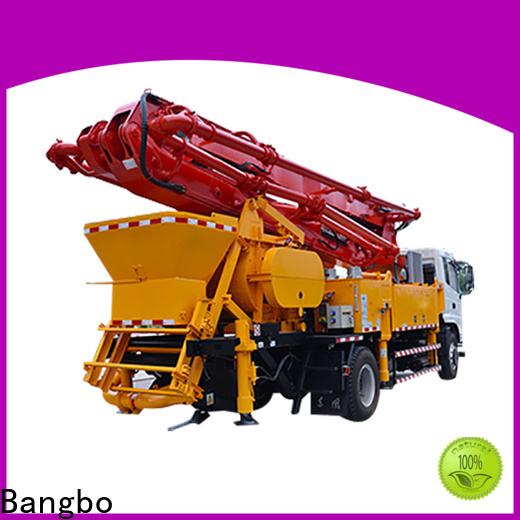 Bangbo concrete pump with mixer company for construction industry