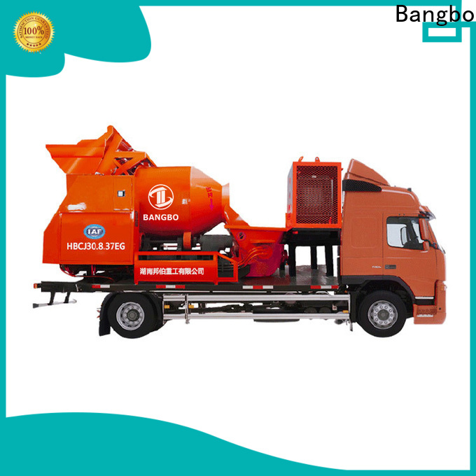High performance concrete mixer pump truck supplier for engineering construction