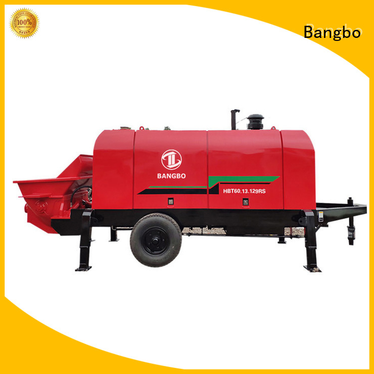 Durable stationary concrete pump supplier for construction industry