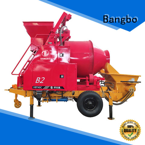 Bangbo Great cement mixer with pump company for engineering construction