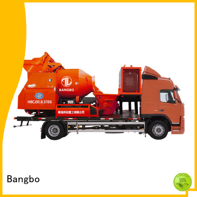 Bangbo concrete mixer truck manufacturers factory for engineering construction