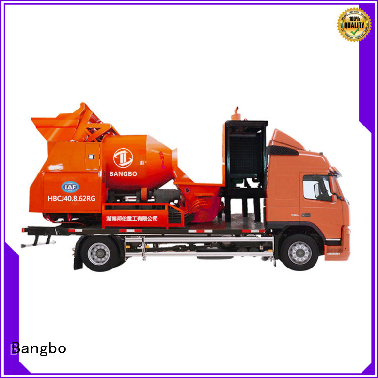 Great mixer pump truck factory for highway project