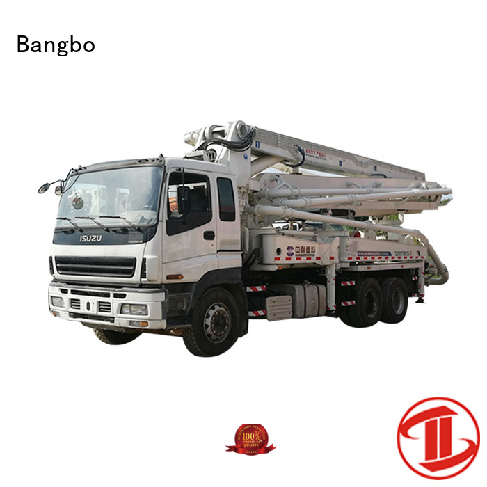Bangbo Great used concrete pump truck factory for construction project