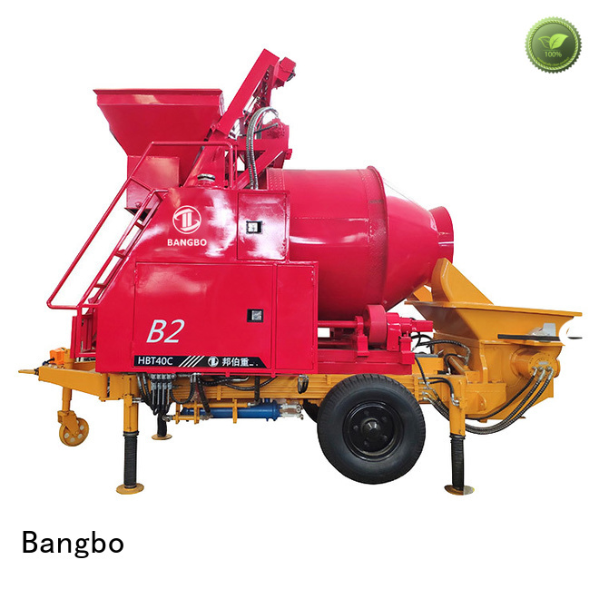 Great concrete mixer with pump factory for construction projects