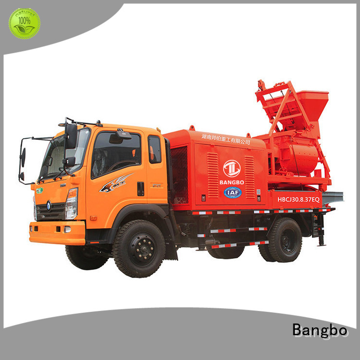 Bangbo mixer pump truck supplier for engineering construction