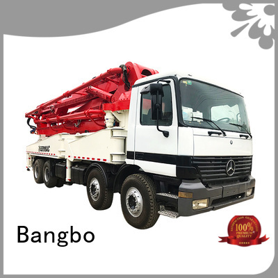 Professional cement pump truck supplier for construction project