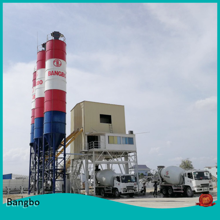 Professional concrete batching and mixing plant factory for mixing concrete ingredients