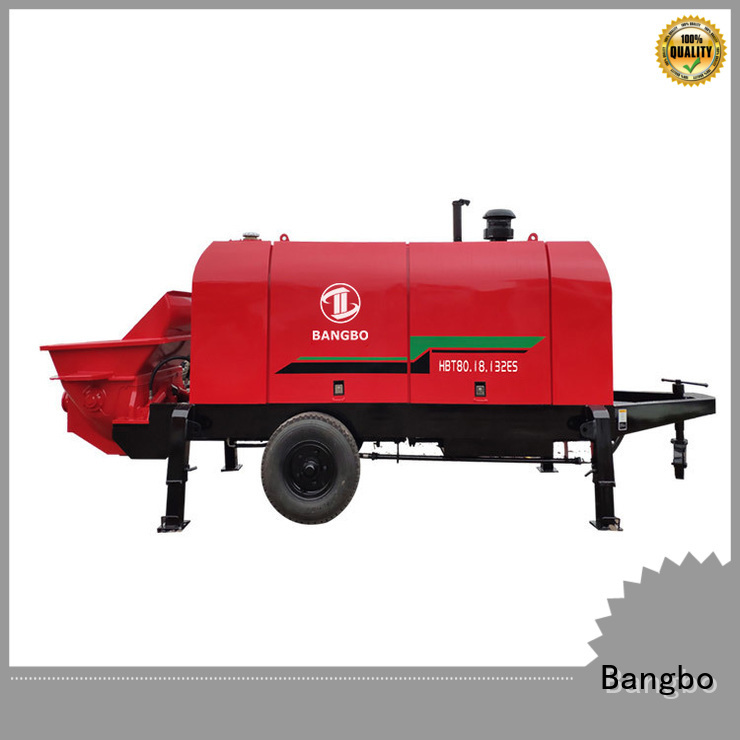 Bangbo stationary concrete pump company for construction project