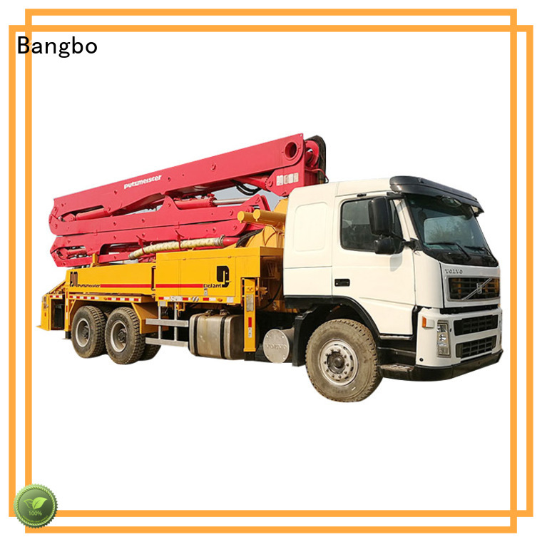 Bangbo used concrete pump truck factory for construction industry
