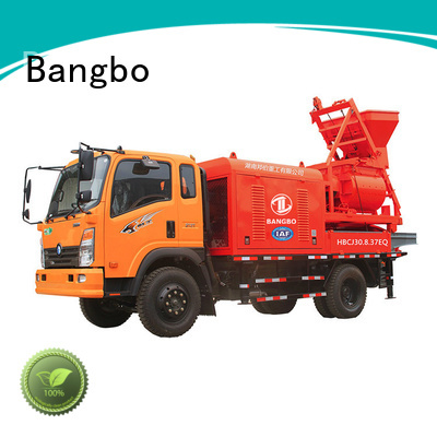 Bangbo High performance mixer pump truck company for railway project