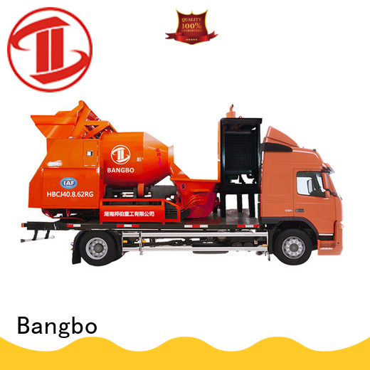 Bangbo Great cement mixer truck company for railway project