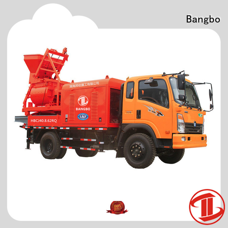 Great concrete mixer pump truck supplier for railway project