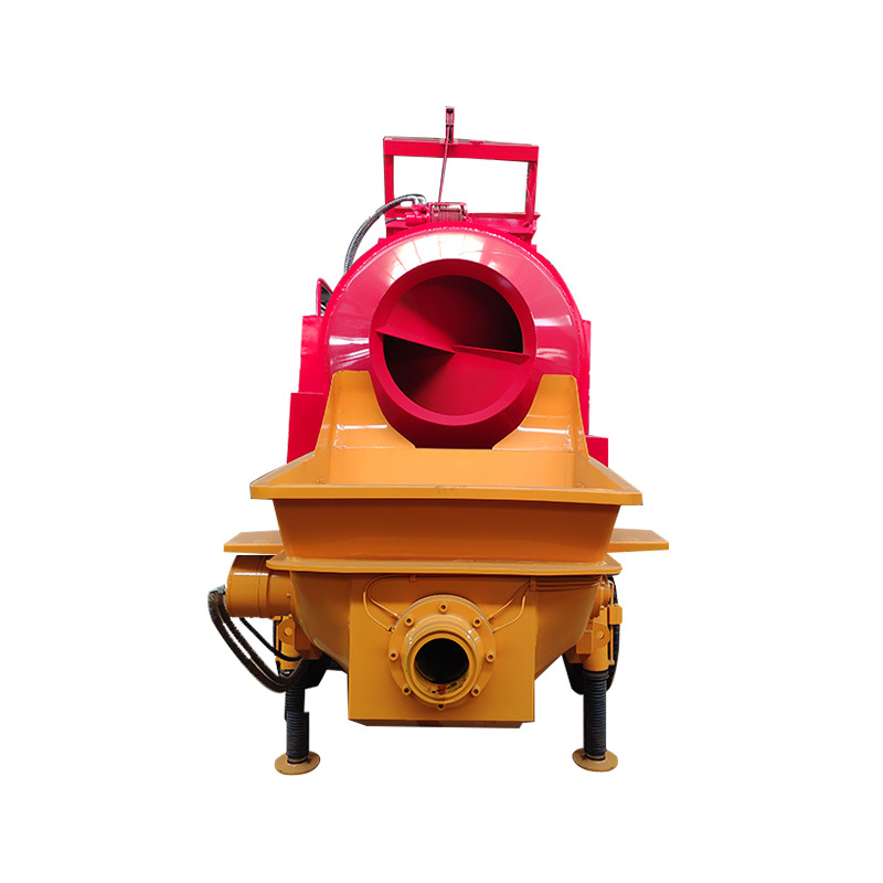 BANGBO Mini Portable Self Loading Diesel Concrete Mixer Pump Machine