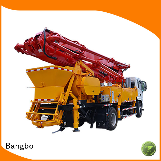 High performance concrete pump with mixer factory for construction industry