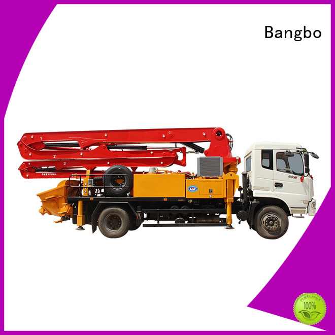 Bangbo concrete pump truck companies manufacturer for construction projects