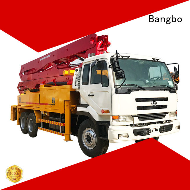 Bangbo cement pump truck company for construction project