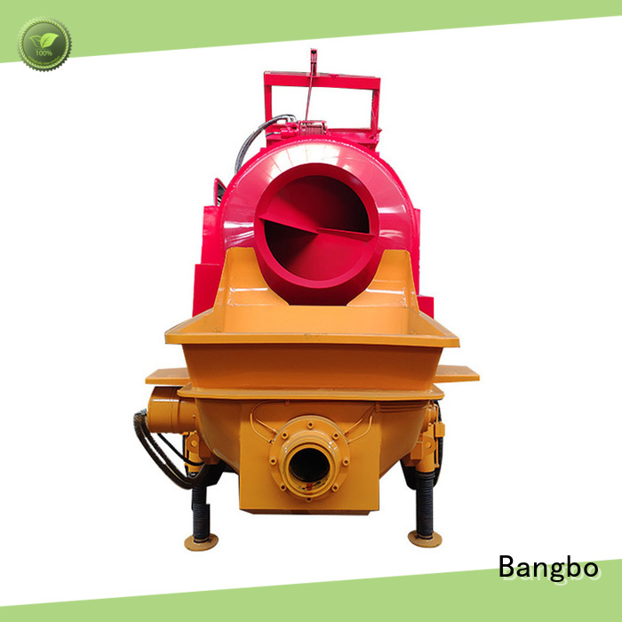 Bangbo Great cement mixer with pump manufacturer for engineering construction