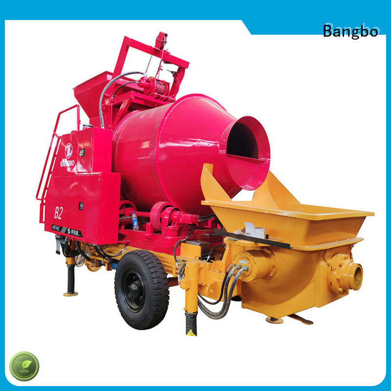 Bangbo Great concrete mixer and pumping machine factory for engineering construction