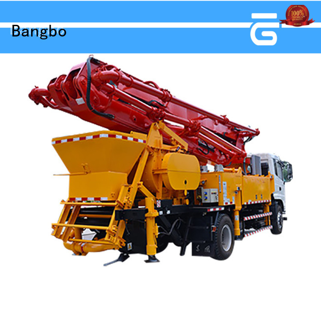 Bangbo concrete pump truck factory for engineering construction