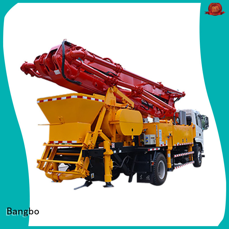 Durable concrete pump with mixer supplier for construction industry
