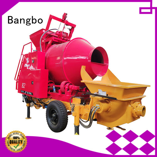 Bangbo Professional concrete mixer machine with pump company for construction projects