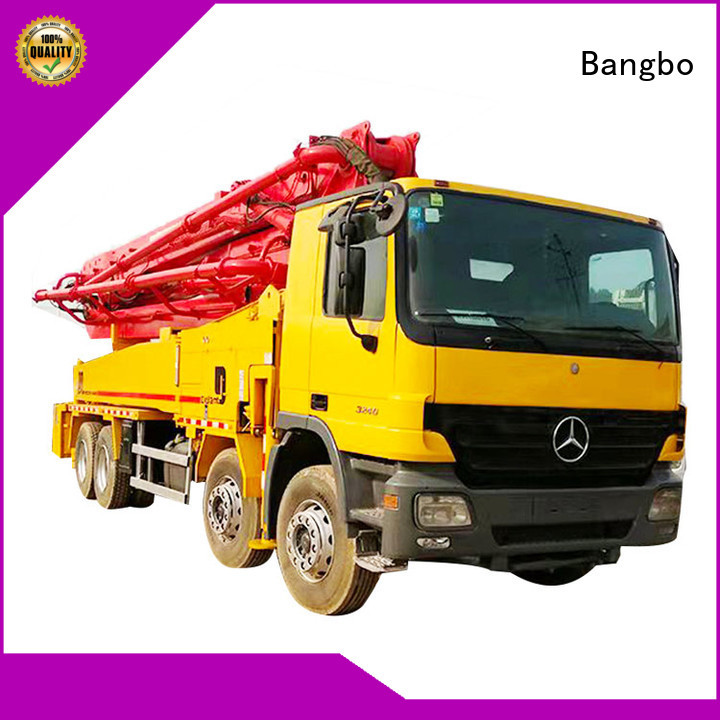 Bangbo used concrete pump truck for sale company for construction project
