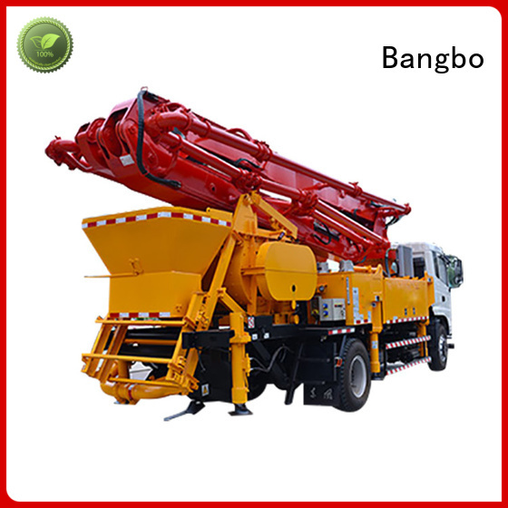 Bangbo Professional concrete pump with mixer factory for construction industry