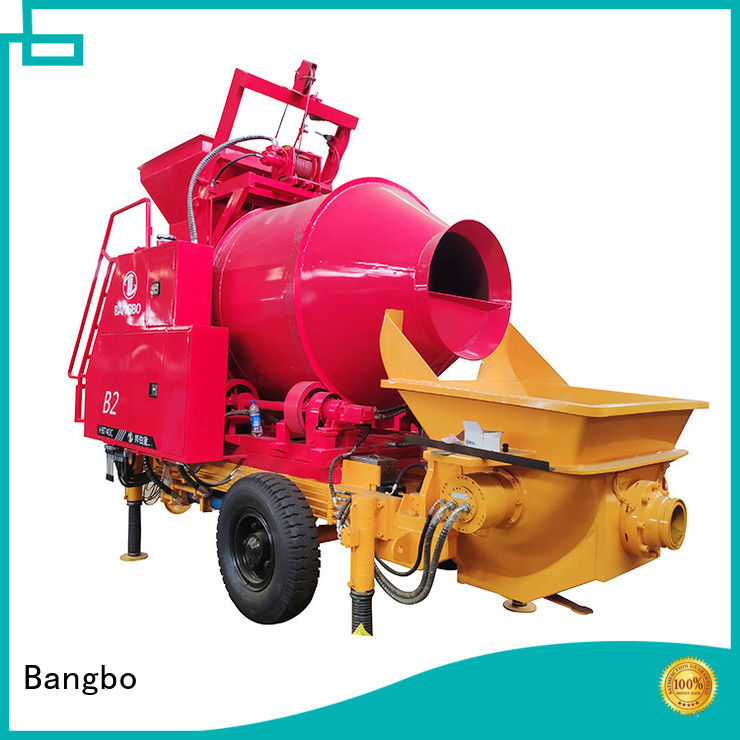 Bangbo High performance concrete mixer and pump supplier for engineering construction