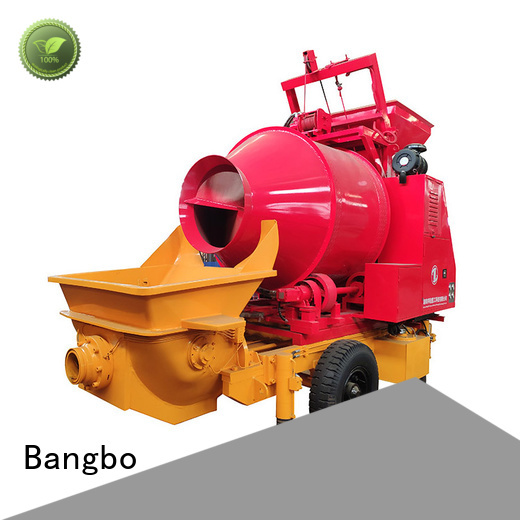 Bangbo Professional concrete mixer machine with pump supplier for construction projects