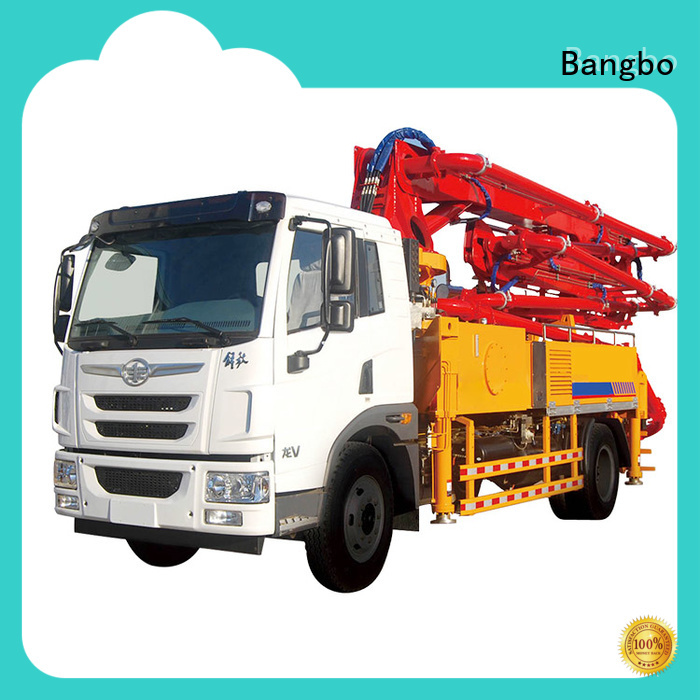 Great cement pump truck factory for construction industry