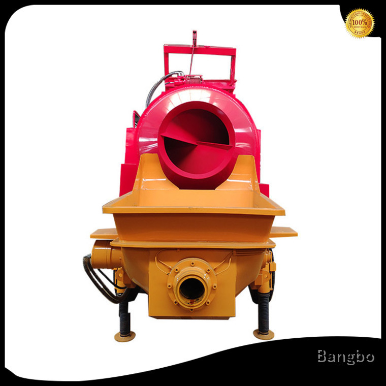 High performance concrete mixer machine with pump factory for engineering construction
