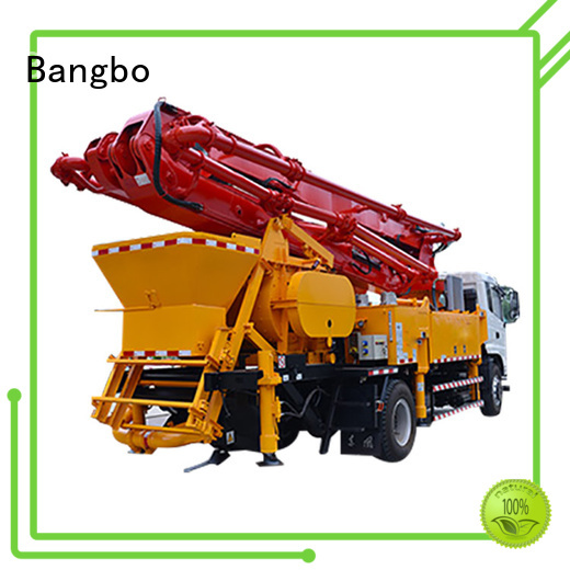 Bangbo concrete pump with mixer factory for engineering construction