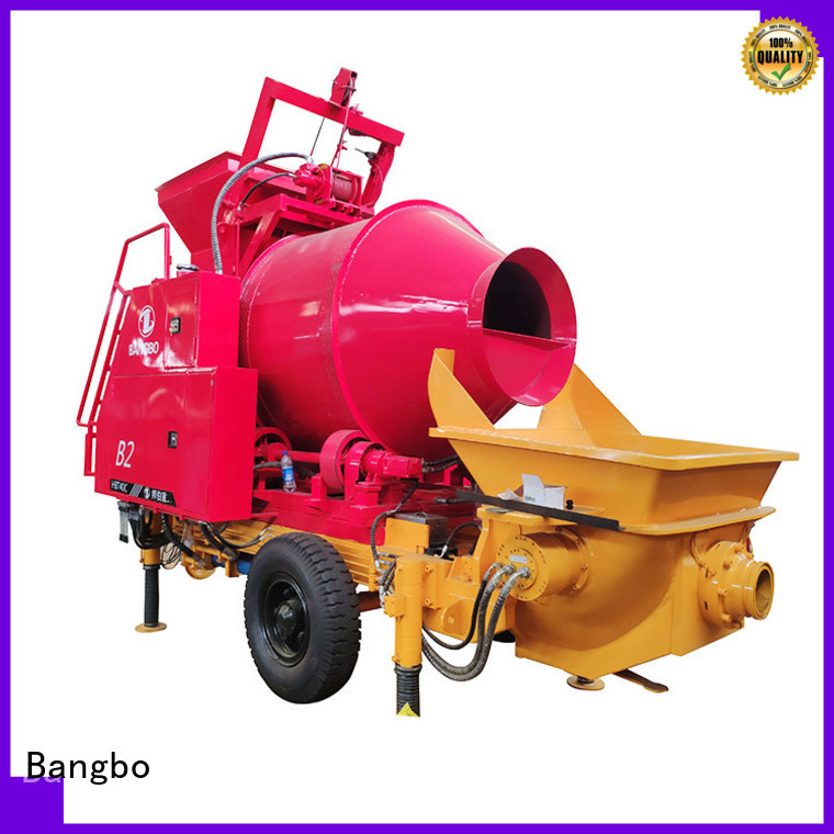 Great concrete mixer machine with pump company for construction industry