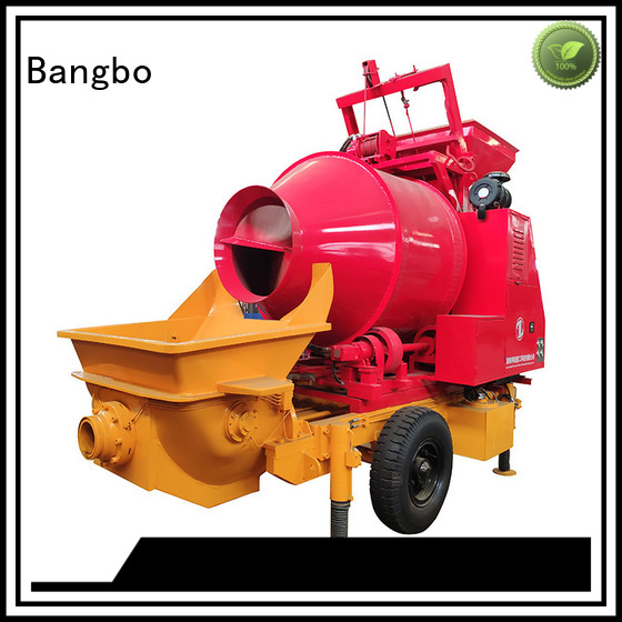 Bangbo Durable concrete mixer machine with pump supplier for construction projects