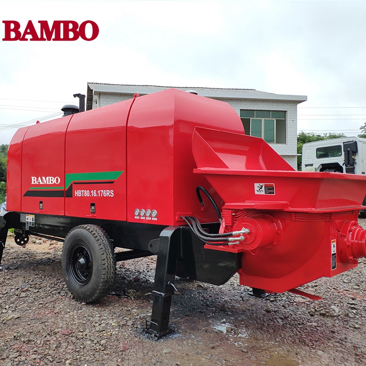 Cheap Small Mini Diesel Trailer Stationary Mobile China Concrete Pumps Price for sale