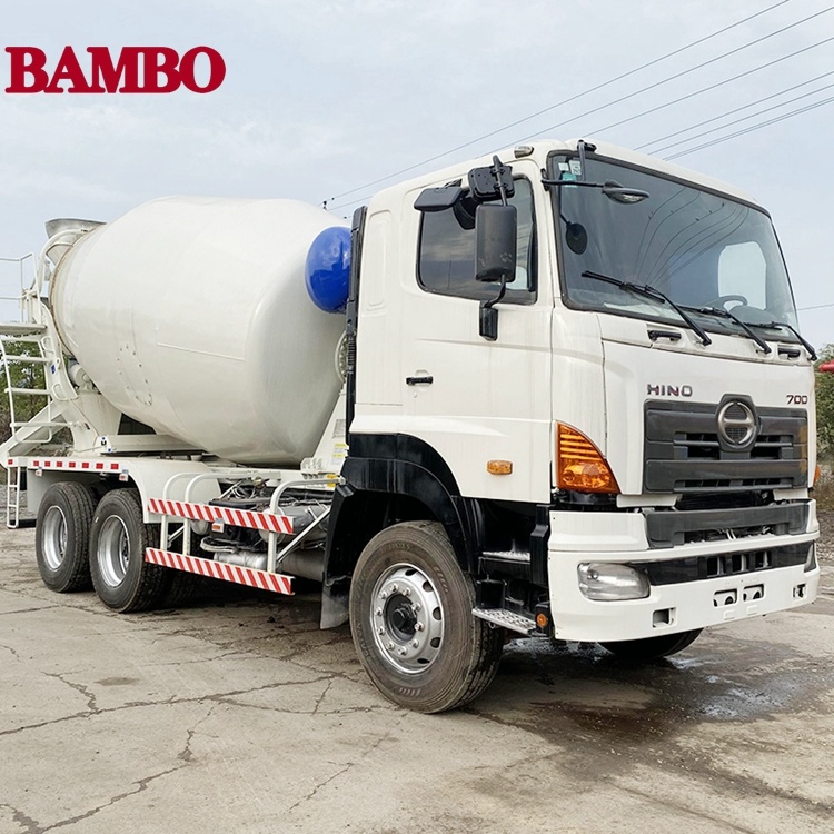 Cheap low cost large capacity used vehicle mounted concrete mixer machines price with motor