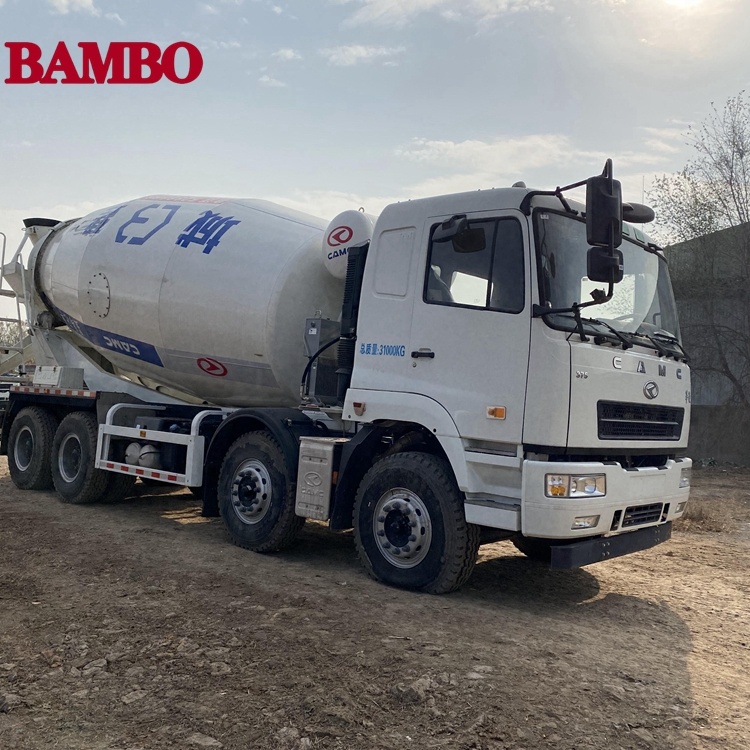 Asia chinese CAMC automatic small 5m3 capacity drum cement concrete mixer car truck price