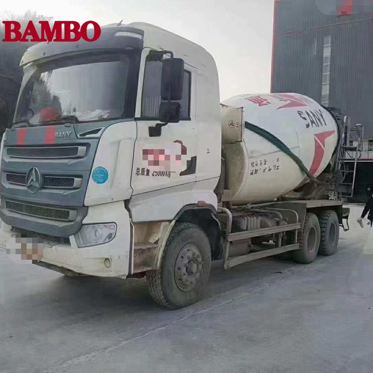 Customized good quality heavy truck 6 8 10 12m3 Sany used price of concrete cement mixer tank truck